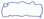 WSM Gasket, Intake Mercruiser 5.0 / 5.7L 305 / 350 CI.,  582-304, 27-885168