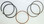 WSM Piston Rings Honda ATC-SX / TRX 85-00 .75mm Over - 51-224-06, 13041-HC4-306