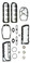 Mercury 20-50 Hp Cross Flow Power Head Rebuild Kit - 100-05-12 .020 SIZE 2.585"