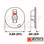 WSM Trim Anode Mercury / Mariner / Mercruiser 65 - 400 Hp- PMC00049A, 76214