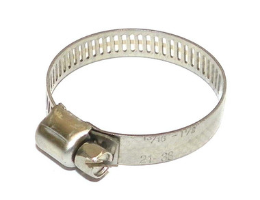 WSM HOSE CLAMP 13/16'' - 1.5'', 8MM WIDTH,  13-161-04