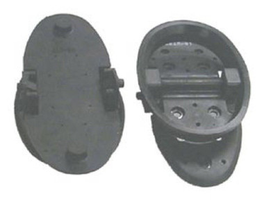 WSM PAIR EXHAUST FLAPPER: MERCRUISER 256-454 HP WATER SHUTTER - 575-110, 14348A2