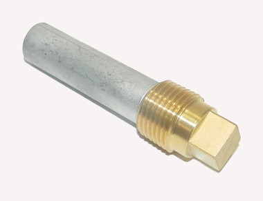 GM Pencil Zinc Anode W/Brass Plug 1/2'' CAP THREAD - 450-02000T, 8517480