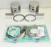 Yamaha 700 Piston Top End Rebuild Kit 81.25mm  '93-'97, 010-825-11p - .25mm SIZE