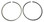 Johnson / Evinrude 28-70 Hp Piston Ring Set - 200-100-04 - .010 OVER SIZE 436972