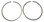 PISTON RINGS MERCURY / MARINER 105 - 240 HP 2.5L .010 OVER 1.5MM THICK 200-19-04