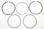 WSM 500 King Quad Ring Set 51-610-04 - .25mm SIZE ONLY - OE 12140-03G20