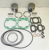 WSM Seadoo 580 587 Platinum Piston TopEnd Rebuild Kit '89-'91 010-815-21P - .010