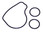 WSM Volvo SX Out Drive Mounting Gasket Kit - 446-515