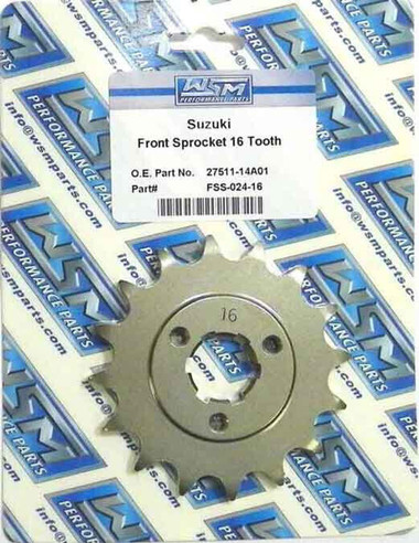 WSM Sprocket, Front Suz 600 - 800 - FSS-024-16, 27511-14A01
