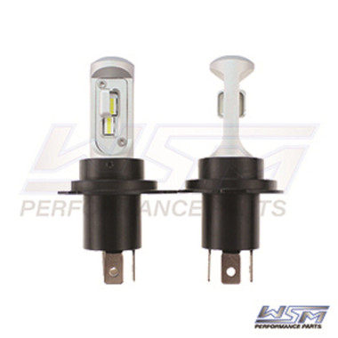 WSM L.E.D POWER BULBS: H4 / HB2 / 9003 - LED PAIR - 020-111-H4