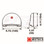 WSM Cavitation Plate Anode Volvo Penta SX / DPS - PMC00162A, 3855411