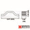 WSM Bar Anode Yamaha 115 - 350 Hp  - PMC00127A, 6G5-45251-01-00, 6G5-45251-02-00