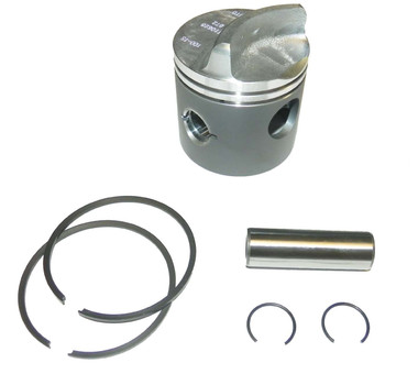 WSM Mercury 50-150  Hp Cross Flow Piston Kit .015 OVER SIZE - 100-15-045k 2.890"