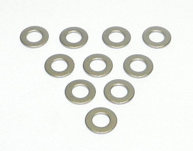 WSM 8mm Stainless Flat Washer 10 Pack - 014-402