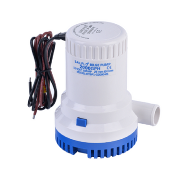 WSM Bilge Pump - 2000 GPH - 1 1/8 in. hose - 1000-BP2000