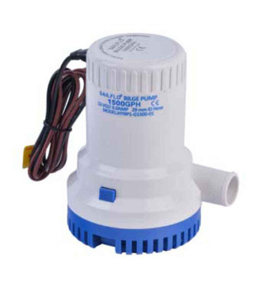 WSM Bilge Pump - 1500 GPH - 1 1/8 in. hose - 1000-BP1500