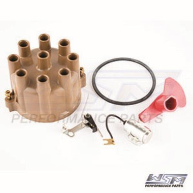 WSM OMC Tune-up kit w/Dist.cap - Prestolite V-8 w/points - 371-120