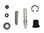 WSM Master Cylinder Rebuild Kit, Front Kawasaki 65 / 125 / 250 KX 00-20 - 06-708