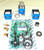 WSM Yamaha 60 / 70 Hp 3 Cyl. Power Head Rebuild Kit 100-255-13  .030 SIZE 2.864"
