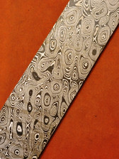Alabama Damascus - Rattler Pattern Billet ADS9987-RAT -  0.135" thick