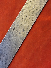 Alabama Damascus - Rattler Pattern Billet ADS9985-RAT -  0.135" thick
