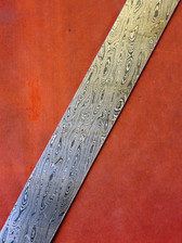Alabama Damascus - Rattler Pattern Billet ADS9985-RAT -  0.125" thick