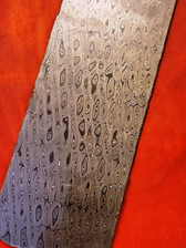 Alabama Damascus - Rattler Pattern Billet ADS9984-RAT -  0.125" thick
