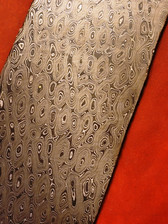 Alabama Damascus - Rattler Pattern Billet ADS9984-RAT -  0.145" thick