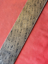 Alabama Damascus - Rattler Pattern Billet ADS9984-RAT -  0.150" thick