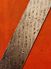 Alabama Damascus - Rattler Pattern Billet ADS9983-RAT -  0.130" thick