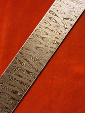 Alabama Damascus - Rattler Pattern Billet ADS9980-RAT -  0.155" thick