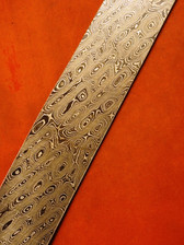 Alabama Damascus - Rattler Pattern Billet ADS9980-RAT -  0.140" thick