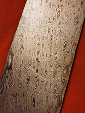 Alabama Damascus - Rattler Pattern Billet ADS9979-RAT -  0.190" thick