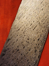 Alabama Damascus - Rattler Pattern Billet ADS9976-RAT -  0.155" thick