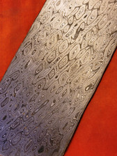 Alabama Damascus - Rattler Pattern Billet ADS9974-RAT -  0.135" thick