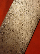 Alabama Damascus - Rattler Pattern Billet ADS9989-RAT -  0.140" thick