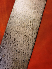Alabama Damascus - Rattler Pattern Billet - 0.120"