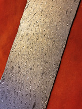 Alabama Damascus - Rattler Pattern Billet - 0.140"