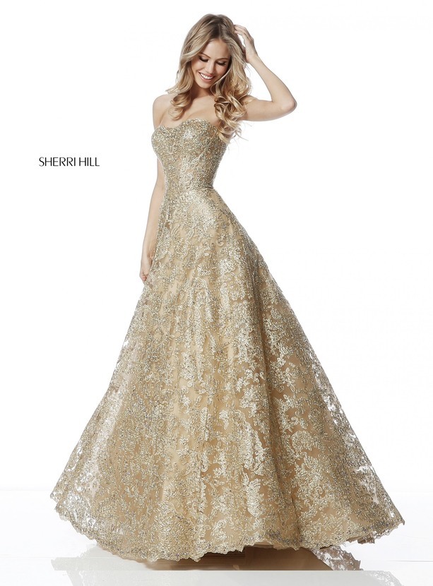 Sherri Hill 2018 Prom Dresses with Straps