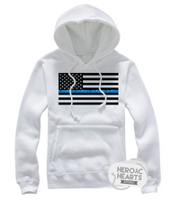 Thin Blue Line American Flag Top