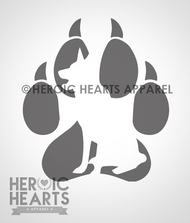 K9 Silhouette Decal