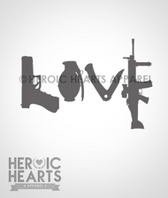 Love Weapons Decal