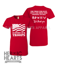 We Thank You Troops Shirt