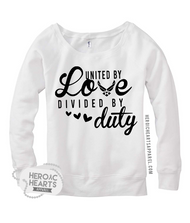 United by Love Divided By Duty Shirt - Air Force