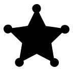 5pt Star Badge