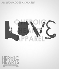 LEO Love Weapons Decal
