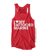 I Love My Tattooed Marine Shirt