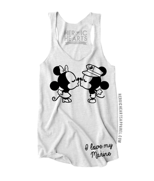 I Love My Marine Mice Shirt Heroic Hearts Apparel