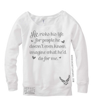 He Risks His Life Shirt - Air Force